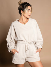 Calm Cropped Sweater