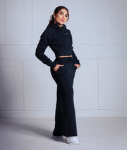 Cozy Hoodie Cropped Jacket